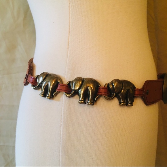 Liz Claiborne Accessories Elephant Leather Belt - Picture 3 of 6